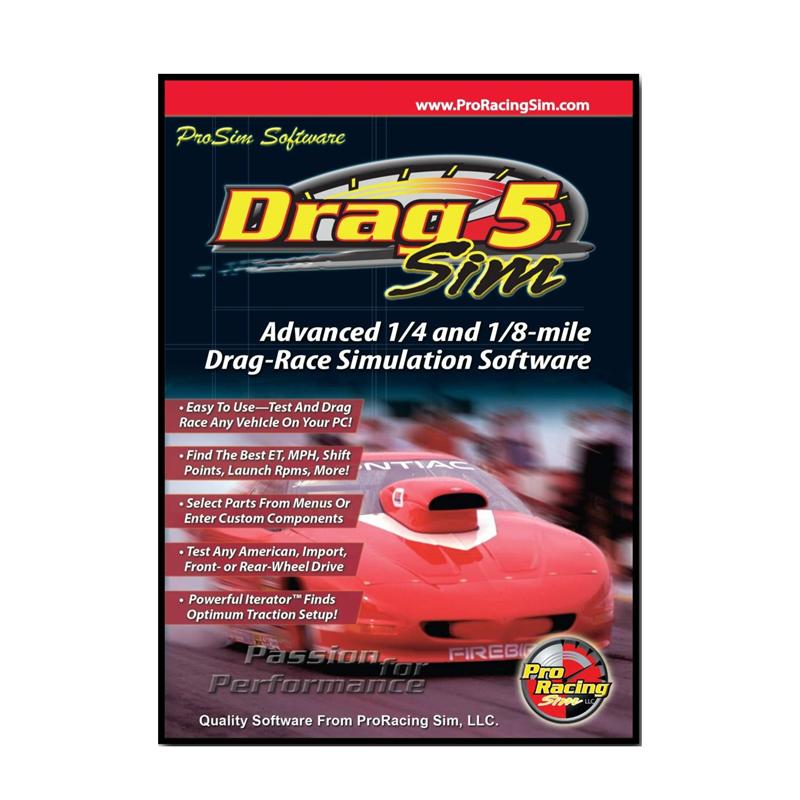 Comp Cams Software, Drag Sim 5 Engine Hardware COMP Cams
