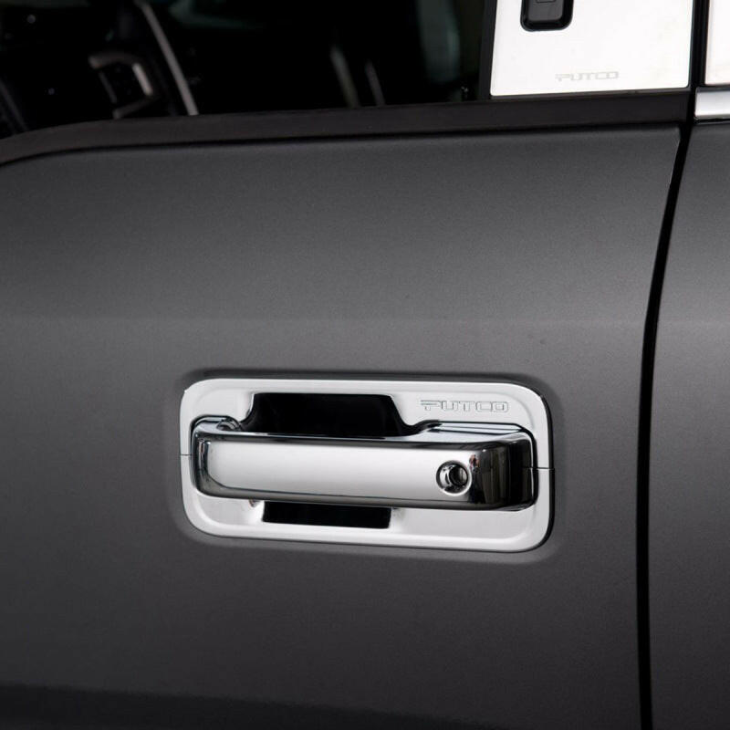 Putco 17-20 Ford SuperDuty Door Handle Covers (4DR) w/ Driver Keyhole (Covers Functional Sensors) Exterior Trim Putco