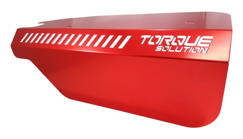 Torque Solution Engine Pulley Cover 2015+ Subaru WRX/2014+ Forester XT - Red Engine Covers Torque Solution