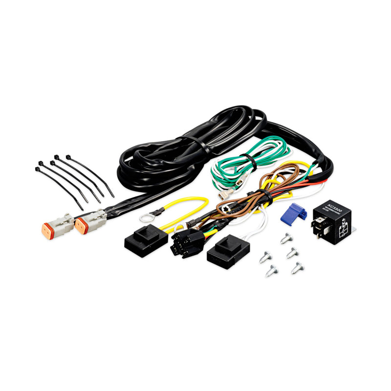 KC HiLiTES Add-On Wiring Harness for 6315 (Runs 1-2 Extra Lights/Relay Included) Light Accessories and Wiring KC HiLiTES