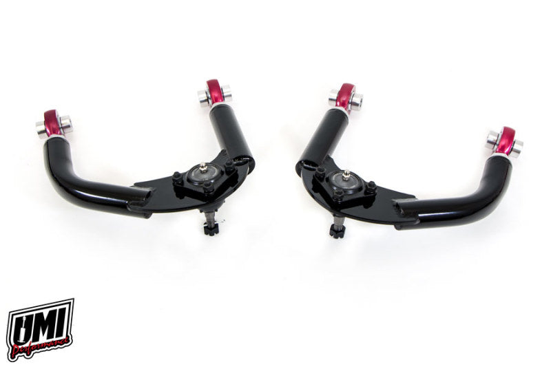 UMI Performance 93-02 GM F-Body Upper A-Arm Adj. Drag CrMo - Black Control Arms UMI Performance