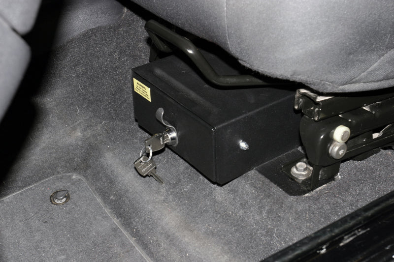 Tuffy Jeep Wrangler Underseat Drawer Flip Seat W/ Keyed Lock Cargo Boxes & Bags Tuffy Products