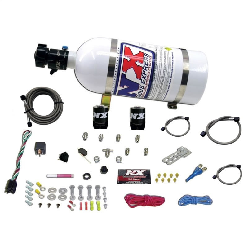 Nitrous Express All Sport Compact EFI Single Nozzle Nitrous Kit (35-50-75HP) w/10lb Bottle Nitrous Systems Nitrous Express