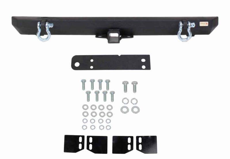 Fishbone Offroad 87-06 Jeep YJ/TJ Wrangler TJ Wrangler Rear Bumper w Receiver Bumpers - Steel Fishbone Offroad