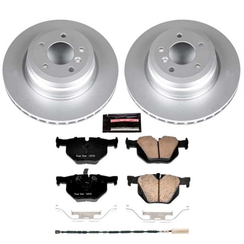 Power Stop 13-15 BMW X1 Rear Z23 Evolution Sport Coated Brake Kit Brake Kits - Performance D&S PowerStop