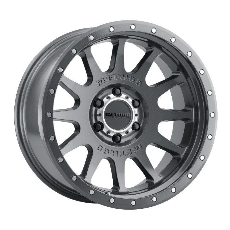 Method MR605 NV 20x10 -24mm Offset 6x5.5 106.25mm CB Gloss Titanium Wheel Wheels - Cast Method Wheels