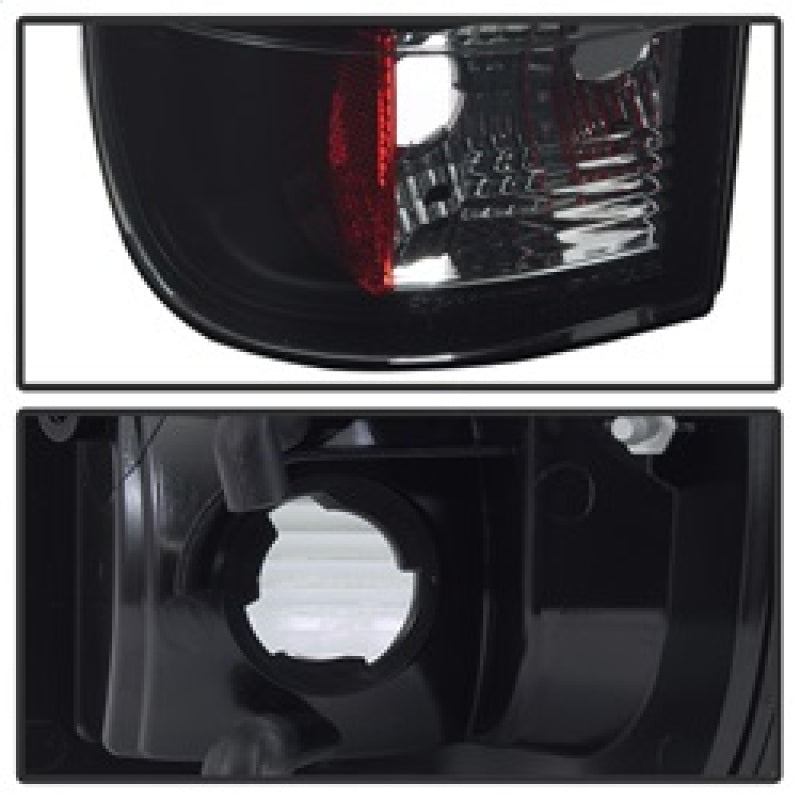 Spyder 97-03 Ford F150 Stylsd. F250 V3 Lght Bar LED Tail Lights - Blk Smk ALT-YD-FF15097V3-LBLED-BSM Tail Lights SPYDER