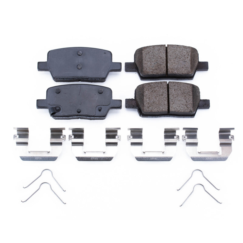 Power Stop 18-19 Buick Enclave Rear Z17 Evolution Ceramic Brake Pads w/Hardware Brake Pads - OE PowerStop