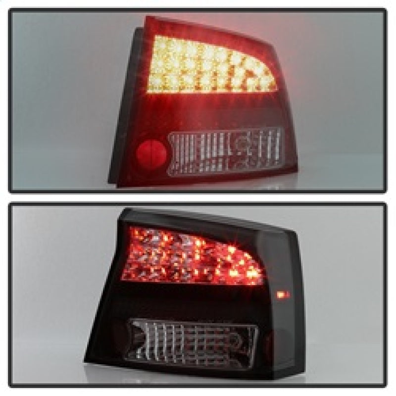 Spyder 06-08 Dodge Charger LED Tail Lights - Black Smoke ALT-YD-DCH05-LED-BSM Tail Lights SPYDER