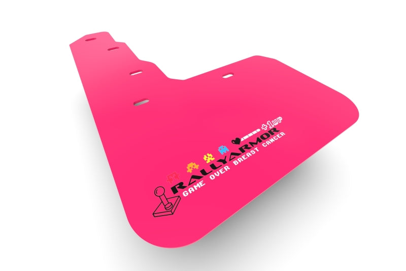 Rally Armor 11-14 Subaru WRX/STI (Sedan Only) Pink Mud Flap BCE Logo Mud Flaps Rally Armor