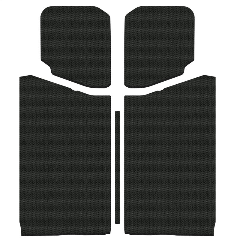 DEI 18-23 Jeep Wrangler JL 2-Door Boom Mat Headliner - 5 Piece - Black Hard Top Accessories DEI