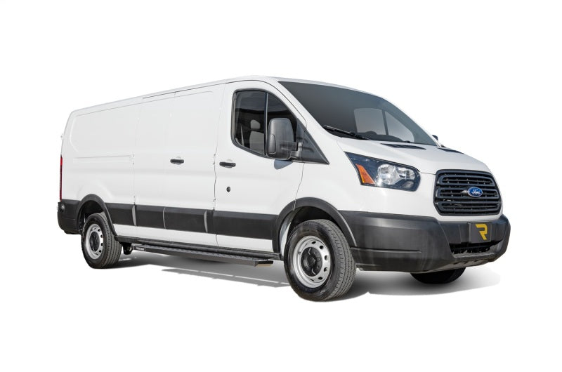 N-Fab Growler Fleet 2019 Ford Transit Van - Cab Length - Tex. Black Running Boards N-Fab