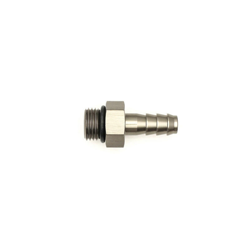 DeatschWerks 6AN ORB Male To 5/16in. Male Triple Barb Fitting (Incl. O-Ring) Fittings DeatschWerks