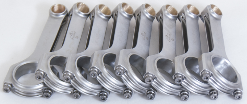 Eagle Chevrolet Small Block H-Beam Connecting Rods w/ ARP L19 Bolts (Set of 8) Connecting Rods - 8Cyl Eagle