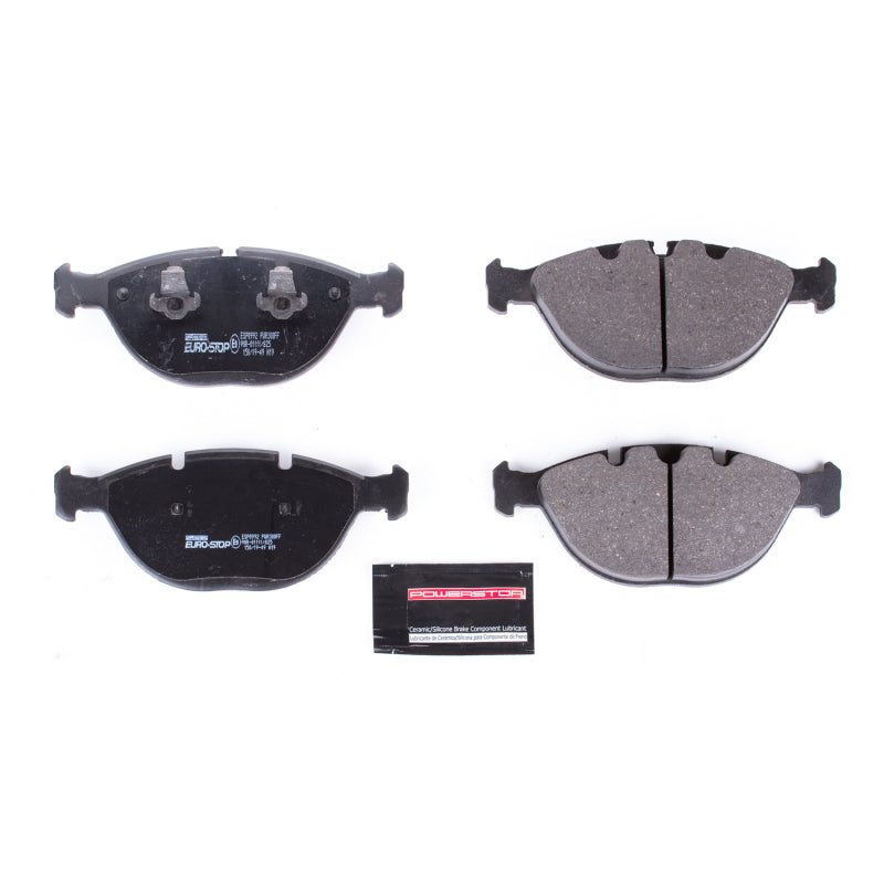 Power Stop 05-06 BMW X5 Euro-Stop ECE-R90 Front Brake Pads Brake Pads - OE PowerStop