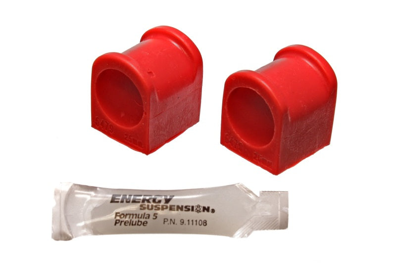 Energy Suspension 97-01 Ford Escort/ZX2 Red 25mm Front Sway Bar Bushing Set Bushing Kits Energy Suspension