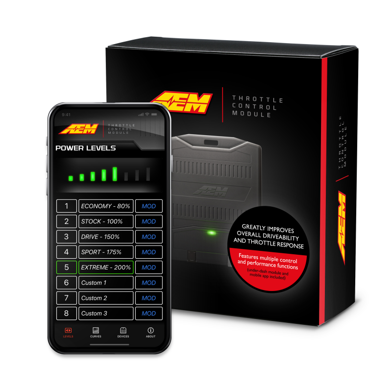 AEM 03-20 Toyota Tacoma/4Runner/FJ Cruiser Throttle Control Module Throttle Controllers AEM