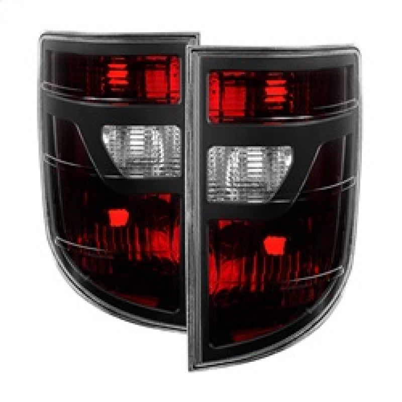 xTune Honda Ridgeline Pickup 06-08 OEM Style Tail Lights Red Smoked ALT-JH-HRID06-OE-RSM Tail Lights SPYDER