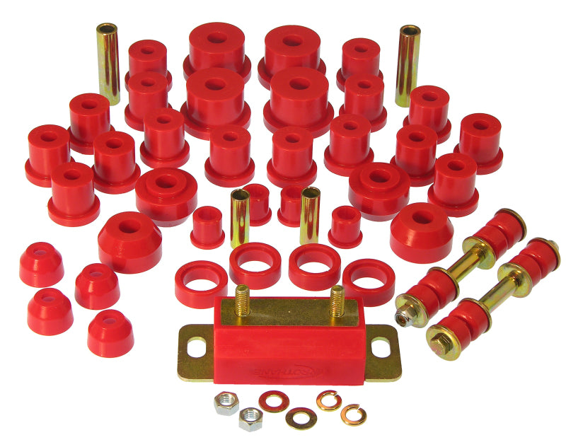 Prothane 65-66 Ford Mustang Total Kit - Red Bushings - Full Vehicle Kits Prothane