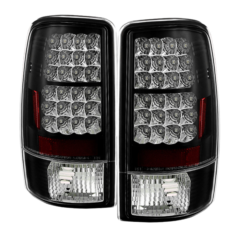 Spyder Chevy Suburban/Tahoe 1500/2500 00-06/GMC Yukon LED Tail Lights Black ALT-YD-CD00-LED-BK Tail Lights SPYDER