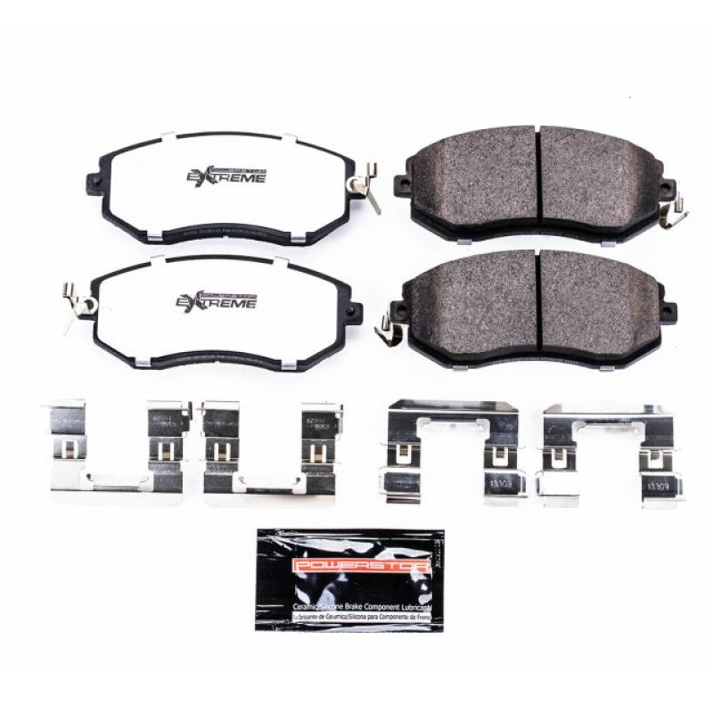 Power Stop 13-16 Scion FR-S Front Z26 Extreme Street Brake Pads w/Hardware Brake Pads - Performance PowerStop