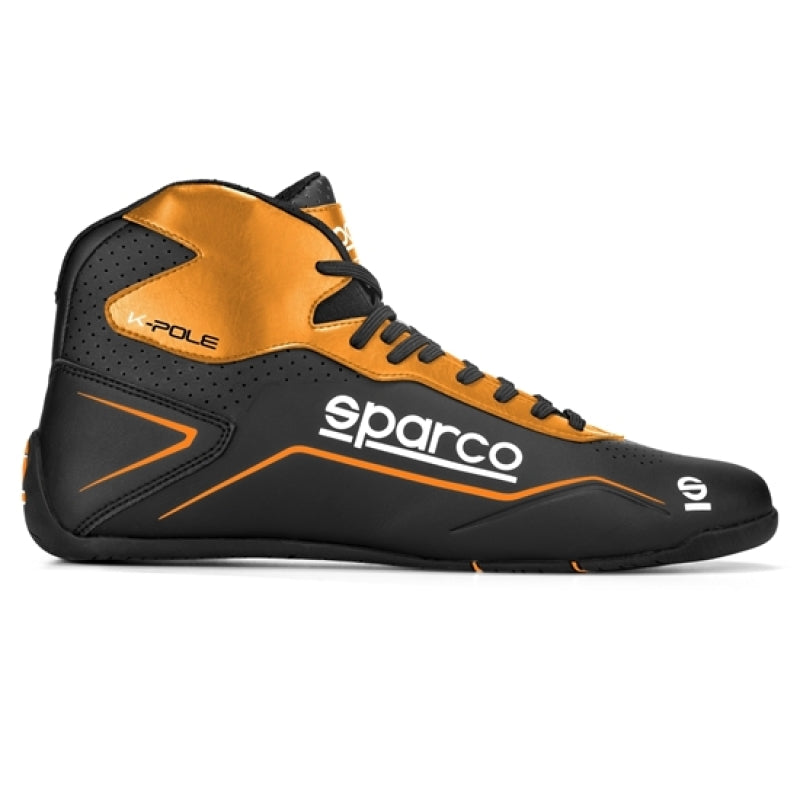 Sparco Shoe K-Pole 47 BLK/ORG Racing Shoes SPARCO