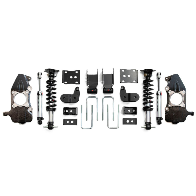 QA1 21-25 Ford F150 4WD Dual Adjustable Lowering Kit w/ Spindles - 3.5-5.5in Lowering Kits QA1