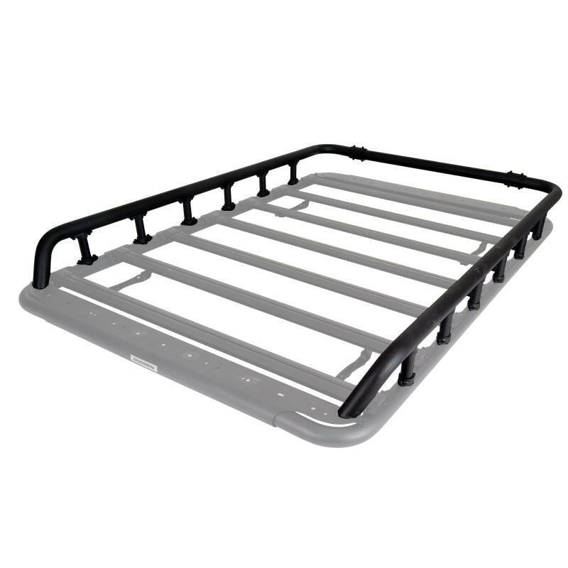 Go Rhino SRM500 Tri-Rail Kit (For 75in. Long Rack) - Tex. Blk (Rails ONLY - Req. Platform) Roof Baskets Go Rhino