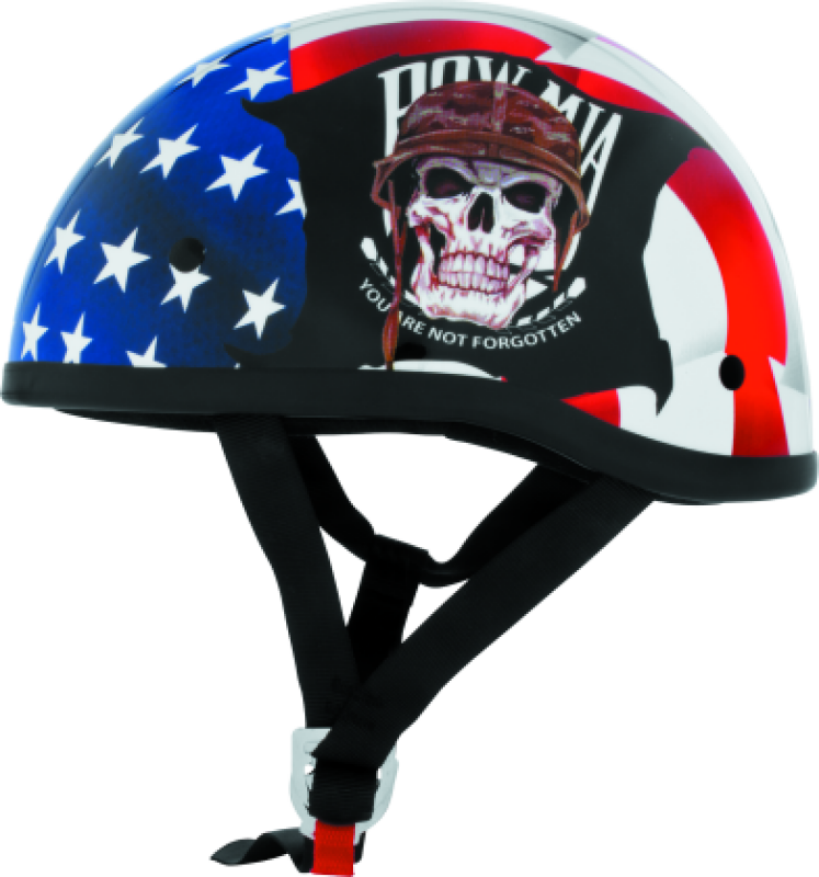 Skid Lids POW MIA Original Helmet - 2XL Helmets and Accessories Bikers Choice