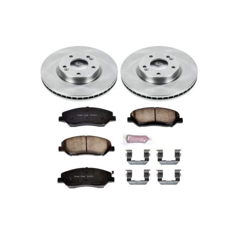 Power Stop 07-09 Hyundai Santa Fe Front Autospecialty Brake Kit Brake Kits - OE PowerStop