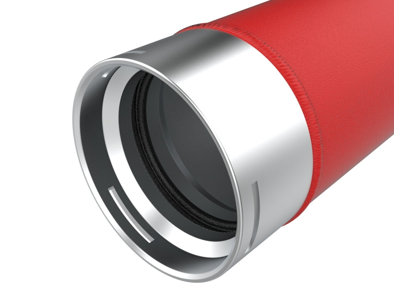 aFe 23-24 Ford Diesel Trucks V8-6.7L (td) BladeRunner Aluminum Hot and Cold Charge Pipe Kit - Red Intercoolers aFe