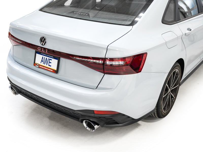 AWE Tuning 22-25 Volkswagen Jetta GLI Touring Edition Exhaust - Chrome Silver Tips Catback AWE Tuning