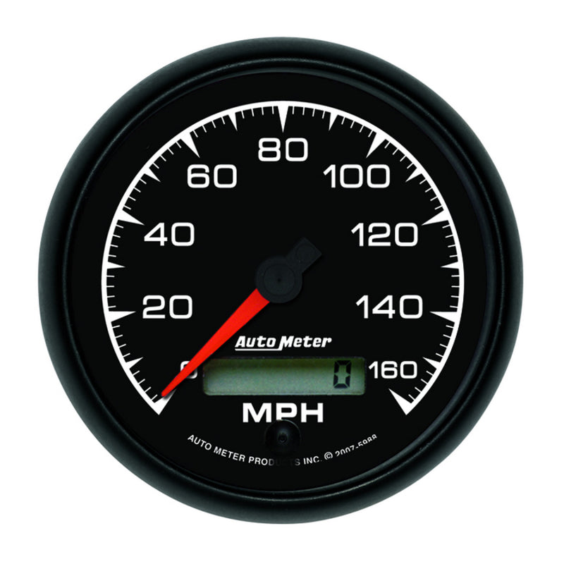 Autometer ES 85.7mm In-Dash Speedometer Elec. Programmable 160mph Gauge Gauges AutoMeter