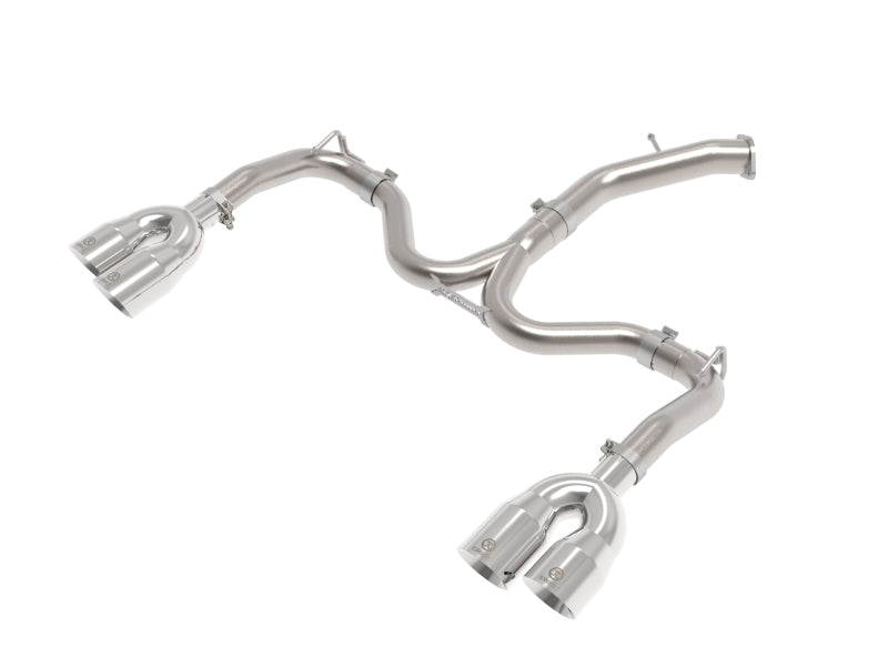 aFe 22-24 Kia Forte GT 1.6L 3in-2.5in 304 Stainless Steel Axle-Back Exhaust w/ Polished Tips Axle Back aFe