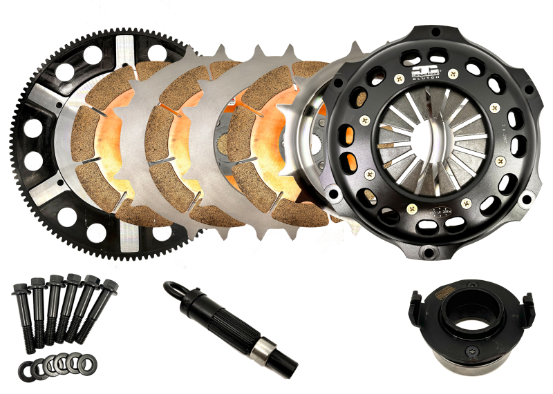 Competition Clutch Honda/Acura B Series 184mm Triple Disc Ceramic Clutch Kit Clutch Kits - Multi Competition Clutch