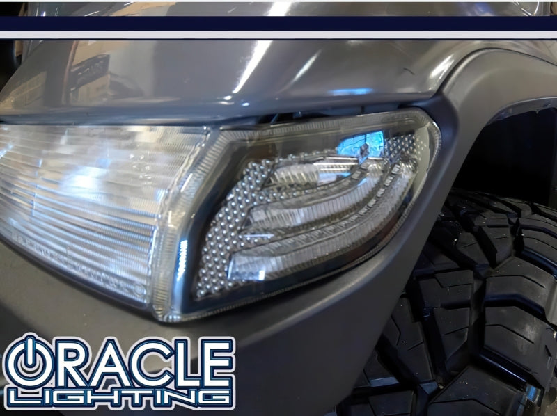 Oracle Jeep Wrangler JL Smoked Lens LED Front Sidemarkers Light Strip LED ORACLE Lighting