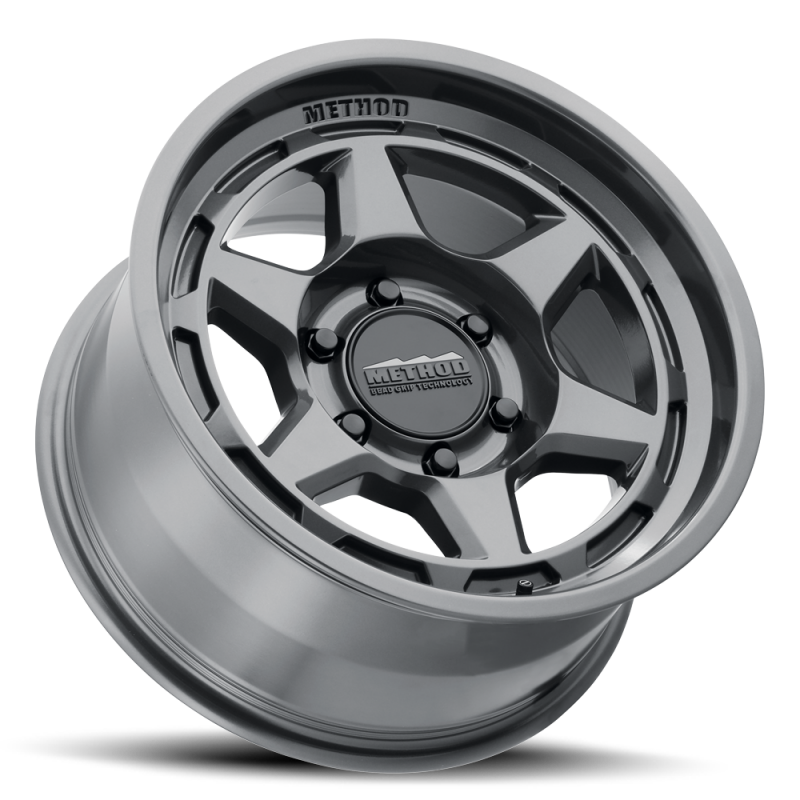 Method MR708 17x9 / 6x135 BP / -38 Offset / 3.5in BS Wheel - Gloss Titanium Wheels - Cast Method Wheels