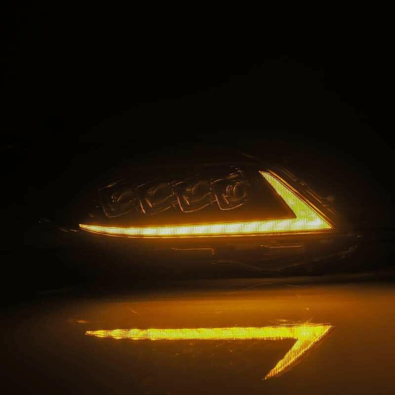 AlphaRex 2011+ Toyota Sienna NOVA LED Proj Headlights Plank Style Black w/Activ Light/Seq Signal/DRL Headlights AlphaRex