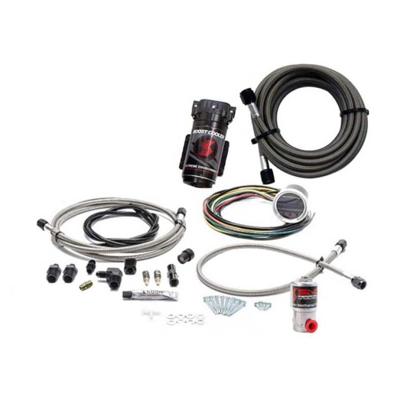 Snow Performance 2.5 Boost Cooler Water Methanol Injection Kit (SS Brded Line/4AN Fittings) w/o Tank Water Meth Kits Snow Performance