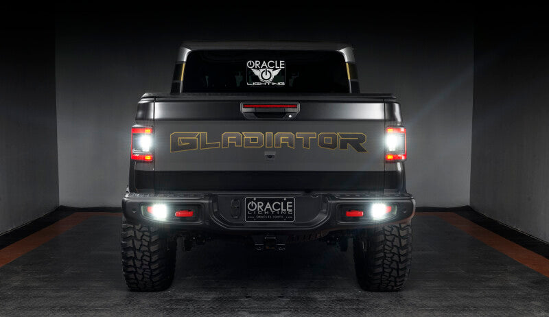 Oracle Jeep Gladiator JT Rear Bumper LED Reverse Lights w/ Plug & Play Harness - 6000K Tail Lights ORACLE Lighting