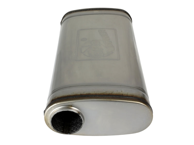 aFe MACH Force XP 304 Stainless Steel Muffler 2.5in Center/Offset 18in L x 9in W x 4in H Muffler aFe