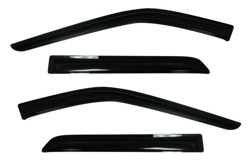 AVS 11-18 Ford Explorer Ventvisor Outside Mount Window Deflectors 4pc - Smoke Wind Deflectors AVS