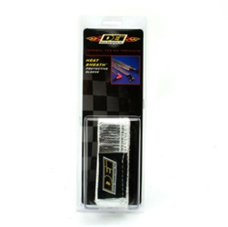 DEI Heat Sheath 3/4in x 3ft - Aluminized Sleeving - Sewn Edge Thermal Sleeves DEI
