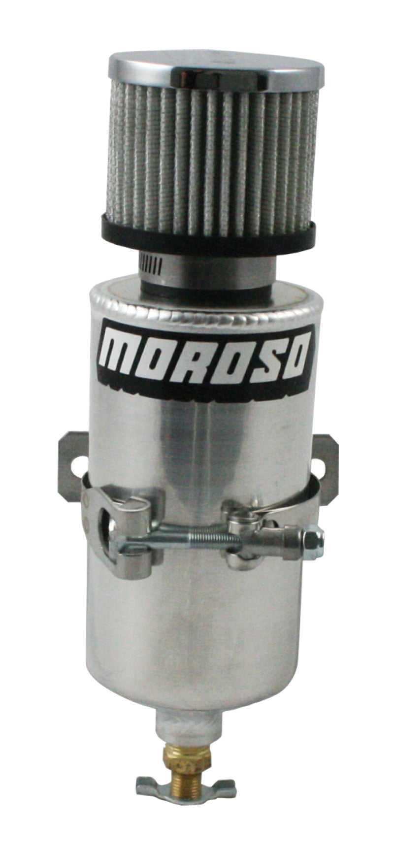 Moroso Breather Tank/Catch Can - 3/8in NPT Female Fitting - Aluminum Oil Catch Cans Moroso
