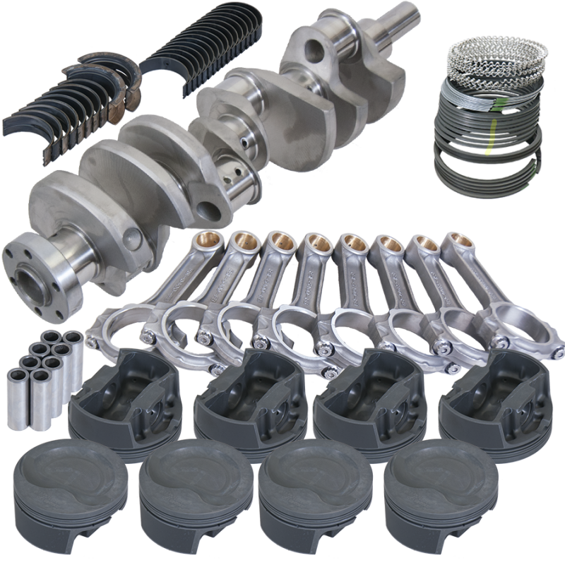 Eagle Ford 289/302 3.400in Crank 5.400in I-Beam Rods -16cc 4.125in Pistons Rotating Assembly Rotating Assemblies Eagle