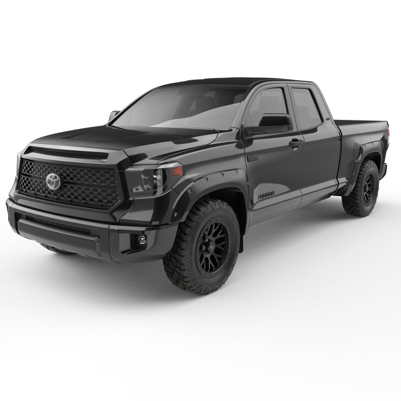 EGR 14+ Toyota Tundra Bolt-On Look Color Match Fender Flares - Set - Black Fender Flares EGR