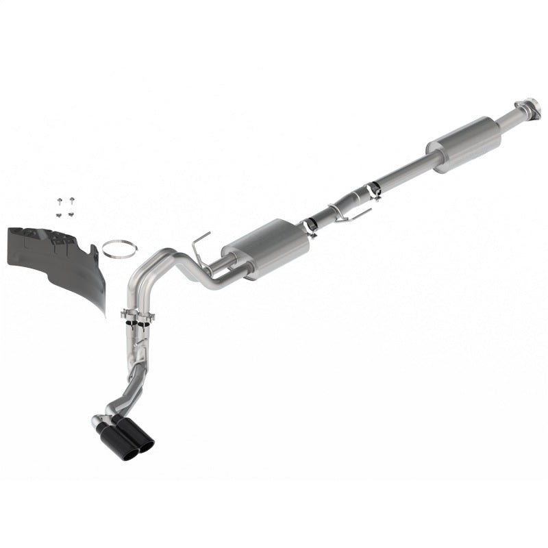 Ford Racing 21-22 F-150 2.7L/3.5L/5.0L Side Exit Sport Exhaust - Black Tips Catback Ford Racing