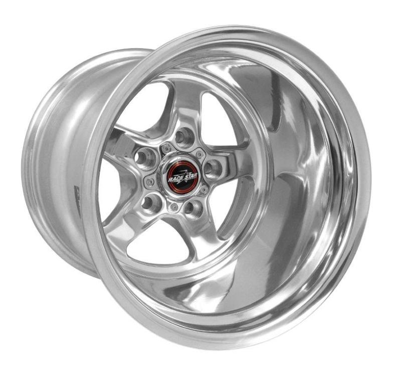 Race Star 92 Drag Star 15x14.00 5x4.75bc 4.00bs Direct Drill Polished Wheel Wheels - Cast Race Star