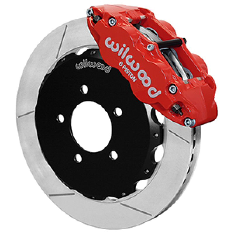 Wilwood 13-24 Honda Civic OEM 57mm Forged Narrow Superlite 6R Big Brake Front Brake Kit - Red Big Brake Kits Wilwood