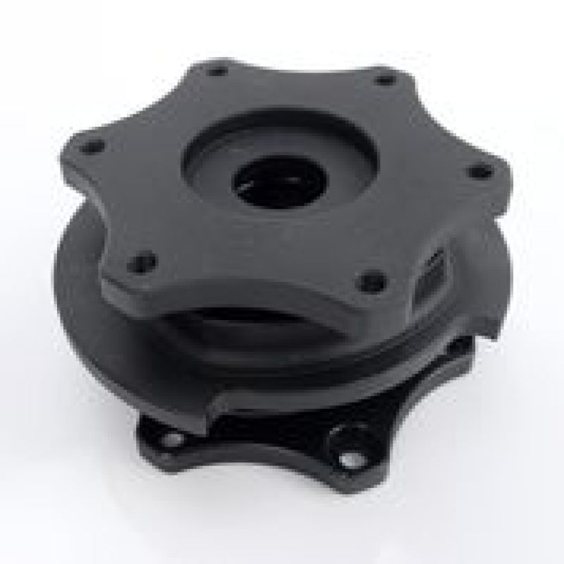 NRG Quick Release SFI SPEC 42.1 - Matte Black Body / Matte Black Ring Quick Release Adapters NRG